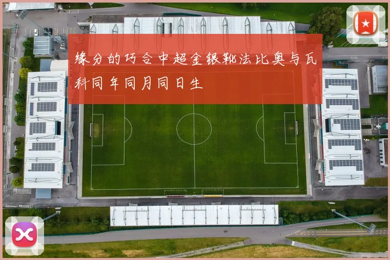 缘分的巧合中超金银靴法比奥与瓦科同年同月同日生